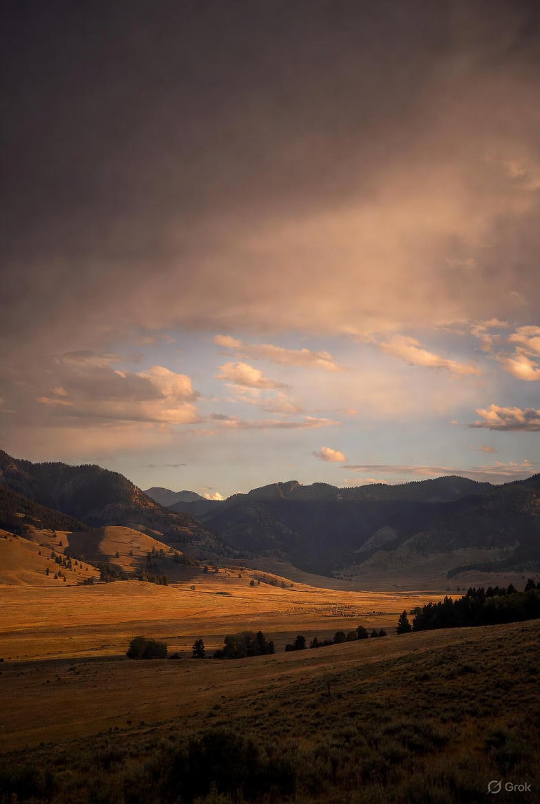 Ranch landscape backdrop